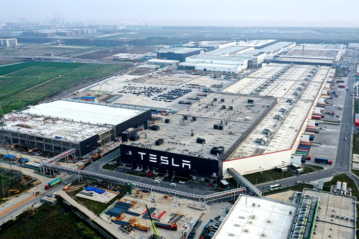 Tesla to Expand Production at Shanghai Plant - Caixin Global