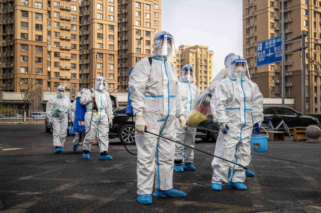 Surge in outbreaks tests China's easing of zero-COVID policy : Goats and  Soda : NPR