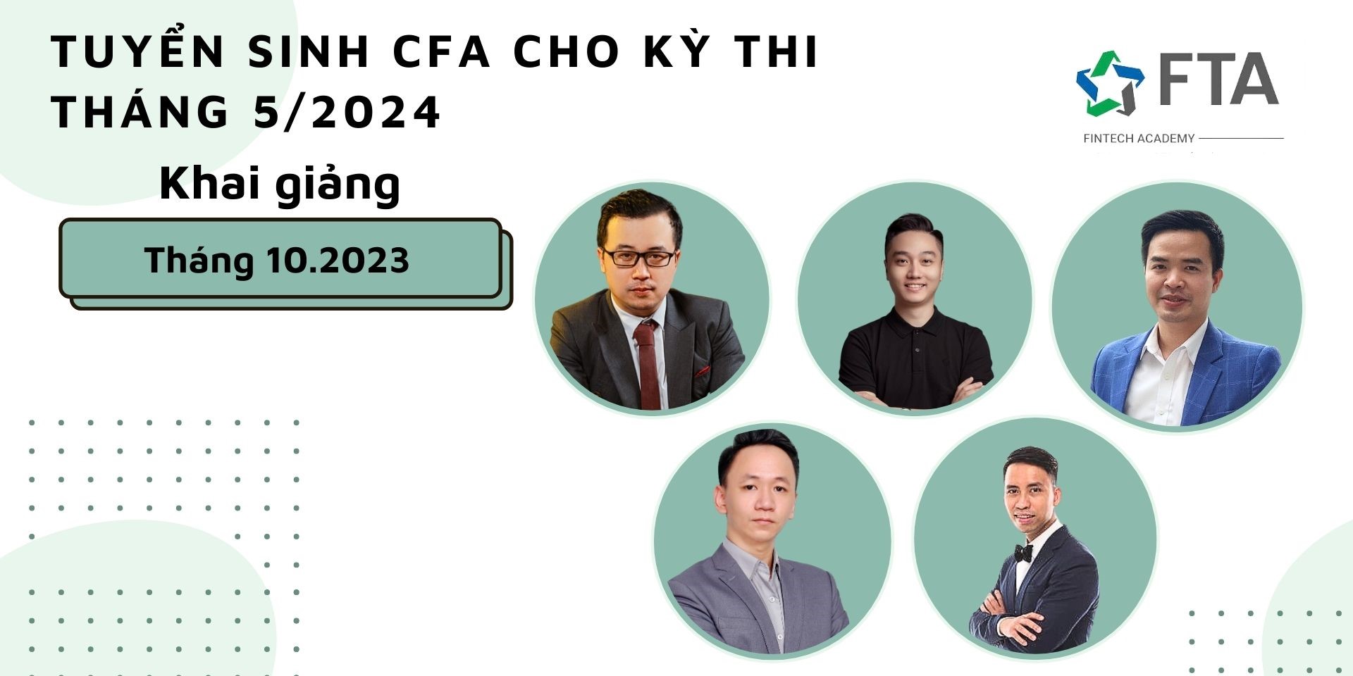 Luyện thi CFA 60 buổi cùng thầy Việt Anh và các chuyên gia Luyện thi CFA 60 buổi cùng thầy Việt Anh và các chuyên gia