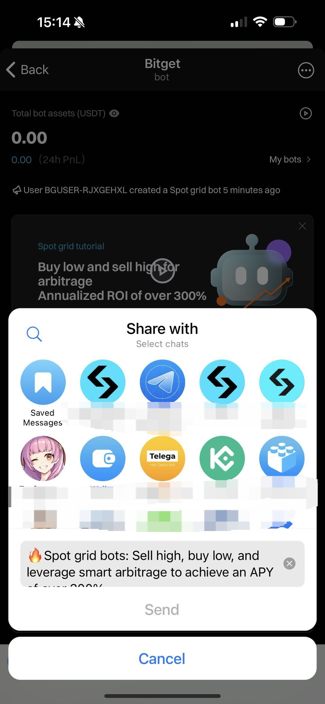 Bitget Mini App trên Telegram chính thức ra mắt tính năng bot giao dịch image 3