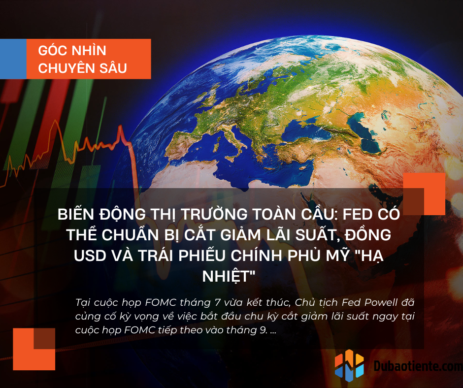 Biến động thị trường toàn cầu: Fed chuẩn bị cắt giảm lãi suất, đồng USD và trái phiếu chính phủ Mỹ "hạ nhiệt"