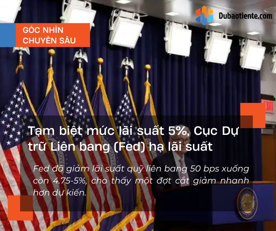 Dậy sóng thị trường: Tạm biết mức lãi suất 5%, Fed quyết định hạ lãi suất