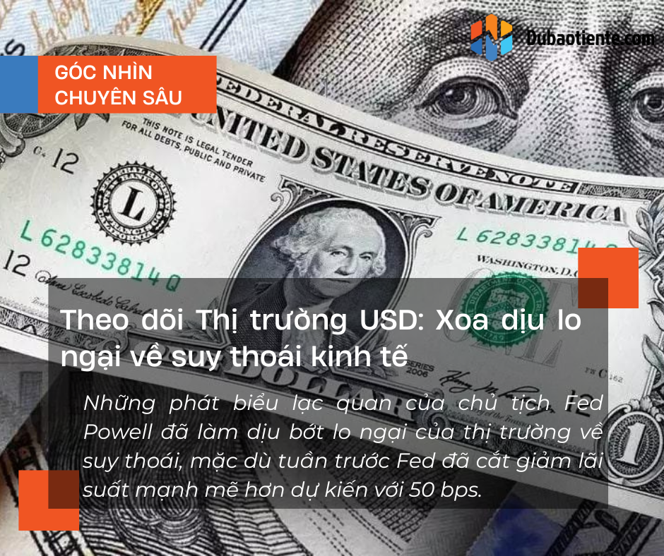 Theo dõi Thị trường USD: Xoa dịu lo ngại về suy thoái kinh tế
